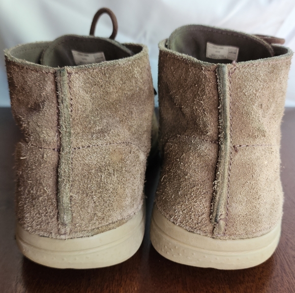 CROCS Thompson Desert Chukka Ankle Boots Men's Brown Leather Lace-up size 12 - Picture 3 of 14